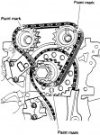 05 nissan frontier 2.4l upper timming chain alignment 2.jpg
